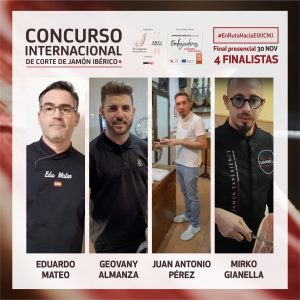 Finalistas Concurso Internacional de Corte de Jamón